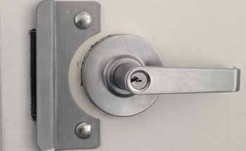 door lock latch guard plate